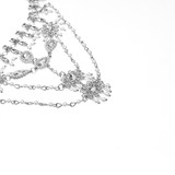 Summer wild beach sandals Multi-layered pearl diamond pendant Foot Anklet