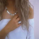 Vintage Moonstone Exaggerated Ring Jewelry
