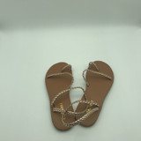 Beach Open Toe Flat Bottom Woven Sandals