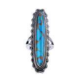 Vintage Look  Personality Green Oval  Ring