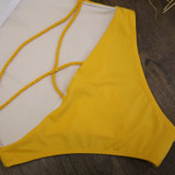 Solid Color one piece swimsuit Sexy Cross Halter Swimwear Bathing Suits Beach Wear Backless Swimsuit Solid Color one piece swimsuit Sexy Cross Halter Swimwear Bathing Suits Beach Wear Backless Swimsuit