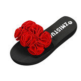 Women Flower Summer Sandals Slipper Indoor Outdoor Flip-flops Beach Shoes