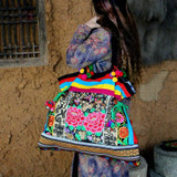 Vintage Ethnic Style Floral Embroidery Shoulder Bag type 2