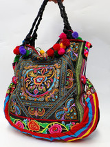 Vintage Ethnic Style Floral Embroidery Shoulder Bag