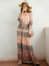 Bohemia Beach High Waist Summer Skirt
