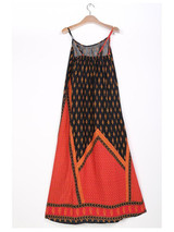 Pretty Bohemia Spaghetti Straps Maxi Dress Beach Dress