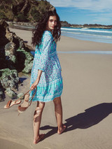 Floral V-neck Bohemia Mini Dress
