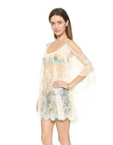 New suspenders lace perspective strapless beach sexy dress blouse New suspenders lace perspective strapless beach sexy dress blouse
