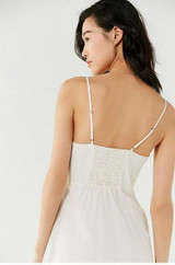 Sexy Spaghetti Strap Backless Button Split Beach Dress