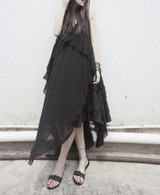 New Spaghetti Strap Chiffon Beach Maxi Dress