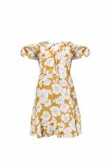 Flower Off Shoulder Backless Beach Mini Dress
