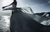 Spaghetti Strap Backless Irregular Beach Maxi Long Dress