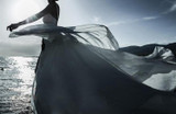 Spaghetti Strap Backless Irregular Beach Maxi Long Dress