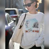Women's casual White Long Sleeve Shirt Tops