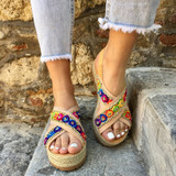 Casual Open Toe Flat Flexible Flip Flop High Heels Sandals