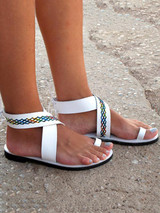 Open Toe Flat Sandals Beach Summer Shoes