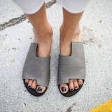 Retro Fashion Clip Toe Open Toe Flat Sandals Shoes