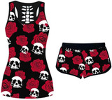 Women's Comfy  Halloween Elastic Drawstring PJ  Set (true to size)