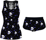 Women's Comfy  Halloween Elastic Drawstring PJ  Set (true to size)