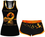 Women's Comfy  Halloween Elastic Drawstring PJ  Set (true to size)