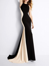 Sleeveless Mermaid Evening Party Maxi Dress
