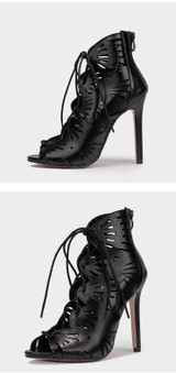 High Heel Hollow Women Large Size Sandals