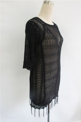 Sexy Beach Holiday Tassel Bikini Cover-ups