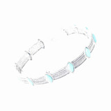 Boho Gypsy Turquoise Choker Necklace Jewelry