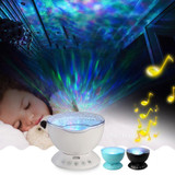 Ocean Wave Projector 7 color LED Night Light | Music Player