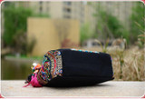 Vintage Ethnic Embroidered Tassel Beads Versatile Canvas Shoulder Bags