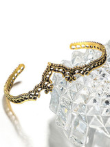 Bohemia Vintage Bangle Heart-Shaped Open Bracelet Accessories