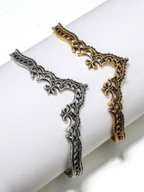 Bohemia Vintage Bangle Heart-Shaped Open Bracelet Accessories