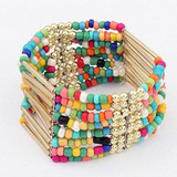 Boho Handmade Weave Bead Multilayer Bracelets