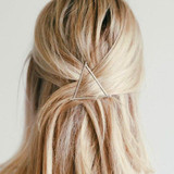 Girls Fashion Hairpins Hollow Triangle Hair Clip Party Hair Accessories Headwear