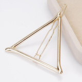 Girls Fashion Hairpins Hollow Triangle Hair Clip Party Hair Accessories Headwear