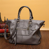 Women Genuine Leather Stylish Zipper Handbag Shoulder Bags Crossbody Bags
