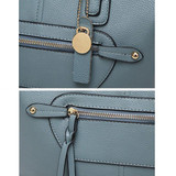 Women Genuine Leather Stylish Zipper Handbag Shoulder Bags Crossbody Bags