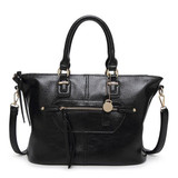 Women Genuine Leather Stylish Zipper Handbag Shoulder Bags Crossbody Bags