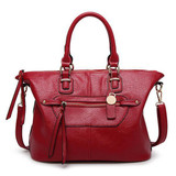 Women Genuine Leather Stylish Zipper Handbag Shoulder Bags Crossbody Bags