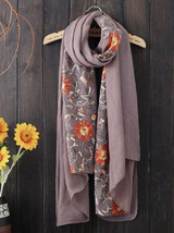 Vintage Embroidery Ethnic-style Scarf