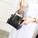 Stylish PU Leather Small Square Shoulder Bag Multi-pockets Crossbody Bag For Women