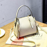 Stylish PU Leather Small Square Shoulder Bag Multi-pockets Crossbody Bag For Women