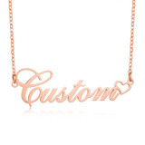 Personalized Name Necklace Custom Made Any Name Font Stainless Steel Metal Women Jewelry