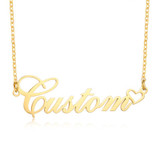 Personalized Name Necklace Custom Made Any Name Font Stainless Steel Metal Women Jewelry