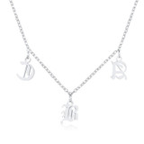 Personalized Name Necklace Custom Made Any Name Font Stainless Steel Metal Women Jewelry