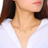 Personalized Name Necklace Custom Made Any Name Font Stainless Steel Metal Women Jewelry