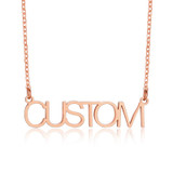 Personalized Name Necklace Custom Made Any Name Font Stainless Steel Metal Women Jewelry