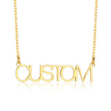 Personalized Name Necklace Custom Made Any Name Font Stainless Steel Metal Women Jewelry