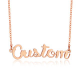 Personalized Name Necklace Custom Made Any Name Font Stainless Steel Metal Women Jewelry