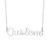 Personalized Name Necklace Custom Made Any Name Font Stainless Steel Metal Women Jewelry